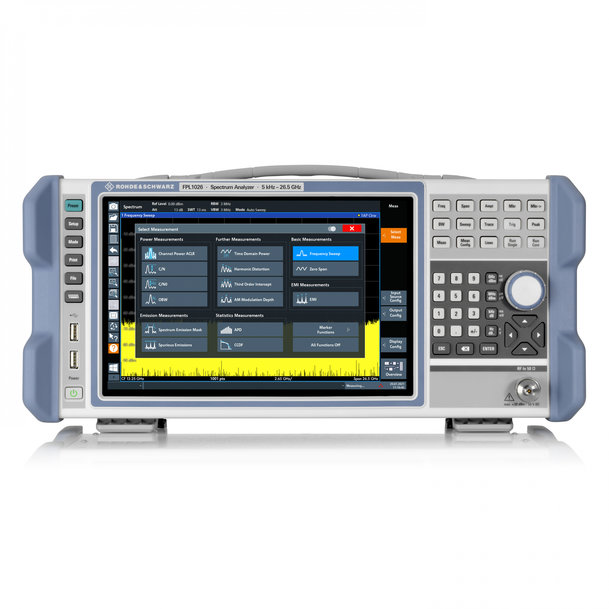 Rohde & Schwarz將可擕式分析儀的頻率範圍擴展至44 GHz